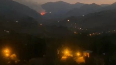 Hakkari'de yangın yerleşim yerlerine yaklaştı