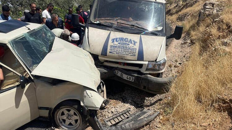 Mardin'de kaza; 2'si ağır, 4 yaralı