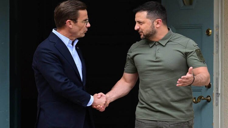 Zelenskiy'den İsveç'e sürpriz ziyaret