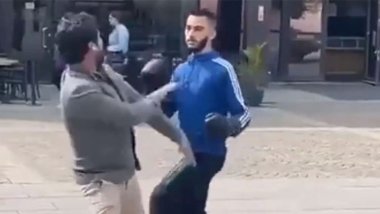 Kur'an'ı yakan Salwan Momika'ya sokakta dayak