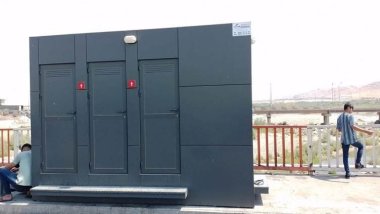 Habur Sınır Kapısı’na seyyar tuvalet kuruldu