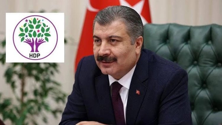 HDP'den Sağlık Bakanı'na Kürtçe tepkisi: Diline sahip çık!