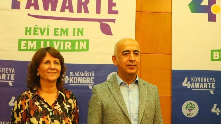 HDP'nin yeni eş başkanları belli oldu