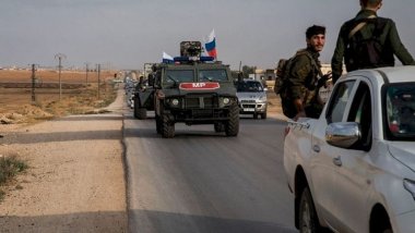 Rojava: Rus güçleri ve DSG'den ortak askeri devriye