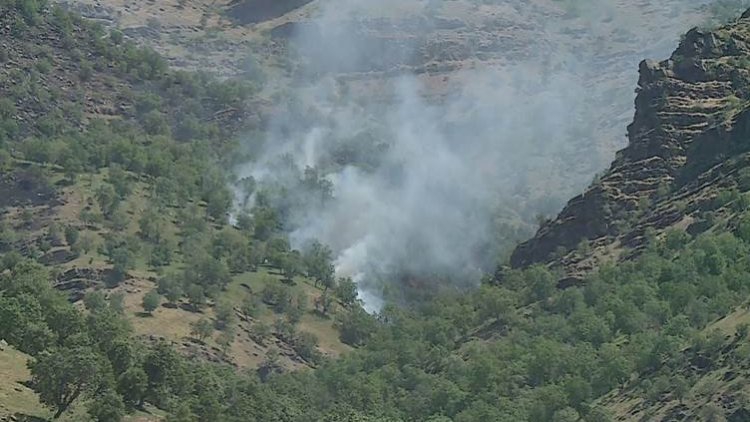 Savaş uçaklarından Çemanke sınırında bombardıman
