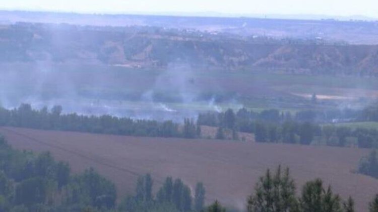 UNESCO mirası Hevsel’de yangın