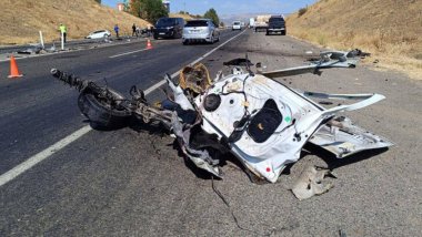 Bingöl'de feci kaza: 1 ölü, 2 yaralı