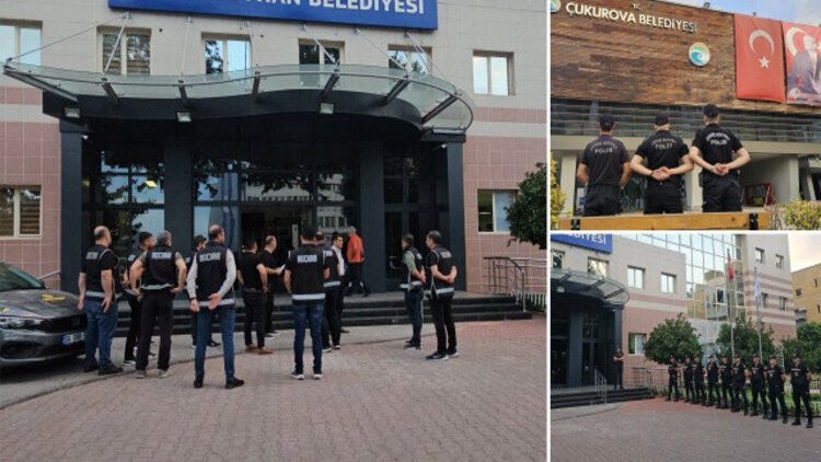 Adana'da CHP'li iki belediyeye operasyon