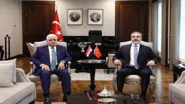 Fidan'dan dikkat çeken görüşme: Haşdi Şabi'nin lideri Falih Feyyaz ile Ankara'da görüştü