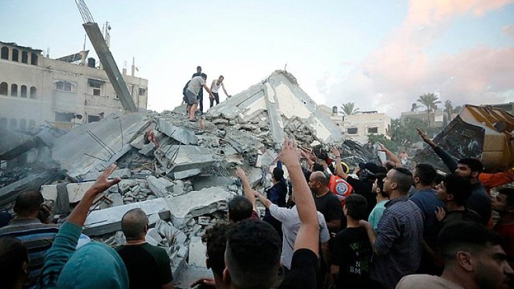 İsrail'in Gazze saldırılarında ölenlerin sayısı 2329'a yükseldi
