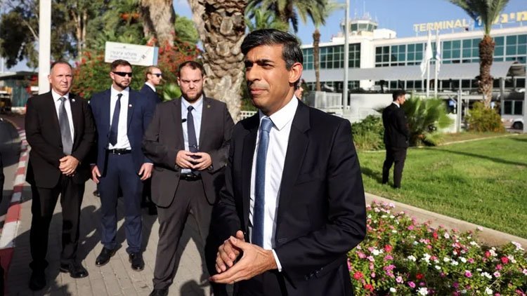 İngiltere Başbakanı Sunak, İsrail'de