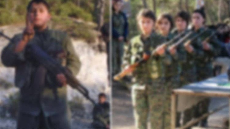 Rojavalı insan hakları örgütleri çocukların silah altına alınmasını kınadı