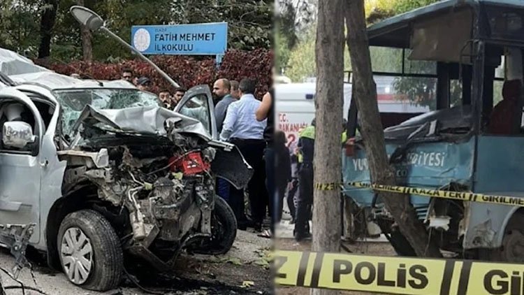 Öğrencileri taşıyan midibüs 2 aracı biçti: 16 yaralı