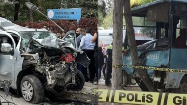 Öğrencileri taşıyan midibüs 2 aracı biçti: 16 yaralı