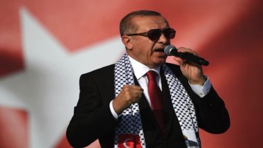 Erdoğan Filistin mitinginde konuştu: Bir gece ansızın gelebiliriz