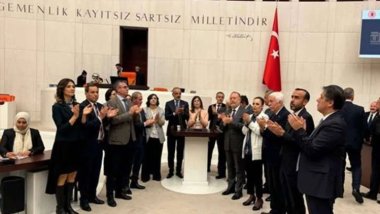 HEDEP'ten Meclis’te Celal Adan protestosu