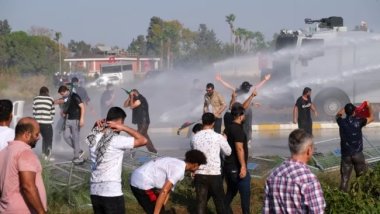İncirlik Hava Üssü'ne yürüyen guruba polis müdahale etti