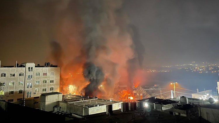 İsrail’den Nablus'taki mülteci kampına SİHA’lı saldırı
