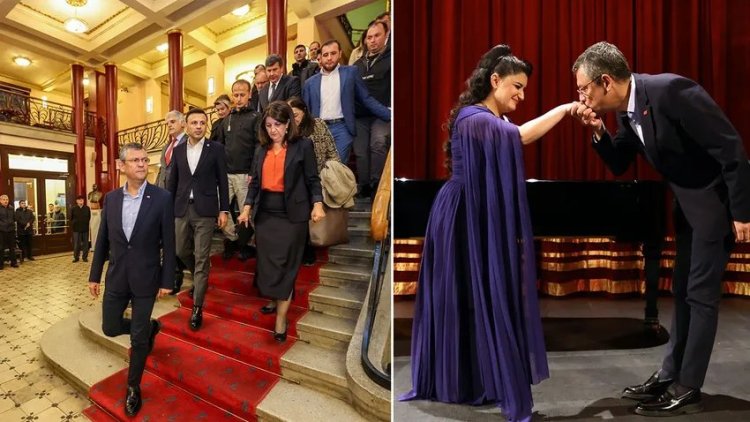 Özgür Özel ünlü Kürt soprano Pervîn Chakar'ın dinletisine katıldı