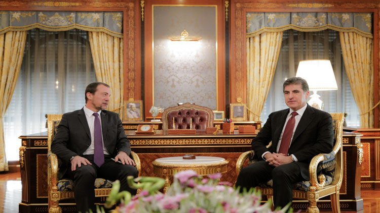 Neçirvan Barzani, Fransa’nın Erbil Başkonsolosu ile bir araya geldi