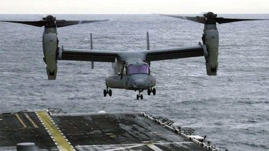 ABD askeri uçağı Japonya'da düştü