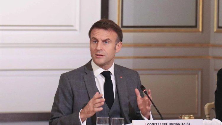 Macron, İsrail'in Hamas'ı yok etme hedefini sorguladı