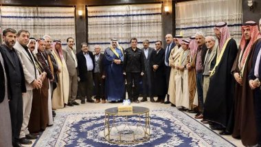 Mazlum Abdi, Ayan Konseyi heyetiyle görüştü