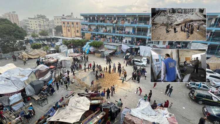 İsrail Gazze'de BM okulunu bombaladı