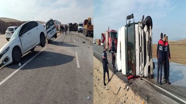 Siirt'te zincirleme kaza: 1 ölü, 1'i ağır 2 yaralı