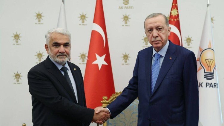 Erdoğan, HÜDAPAR lideri Yapıcıoğlu ile görüştü