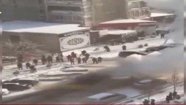 Kırgızistan'da Türk Büyükelçiliği önünde patlama