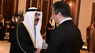Başbakan Barzani, Kuveyt Emiri'nin cenaze törenine katıldı