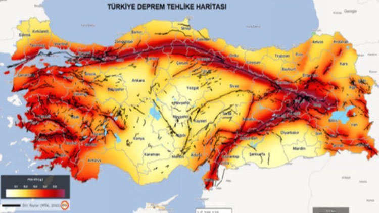 MTA, son depremlerden sonra Türkiye diri fay hattı haritasını güncelledi