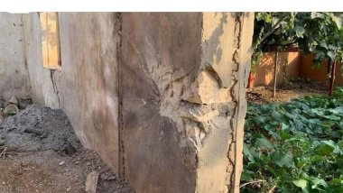  Dereluk'ta bir eve top mermisi isabet etti