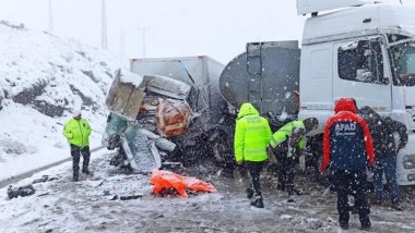 Bitlis'te zincirleme kaza: 1 ölü
