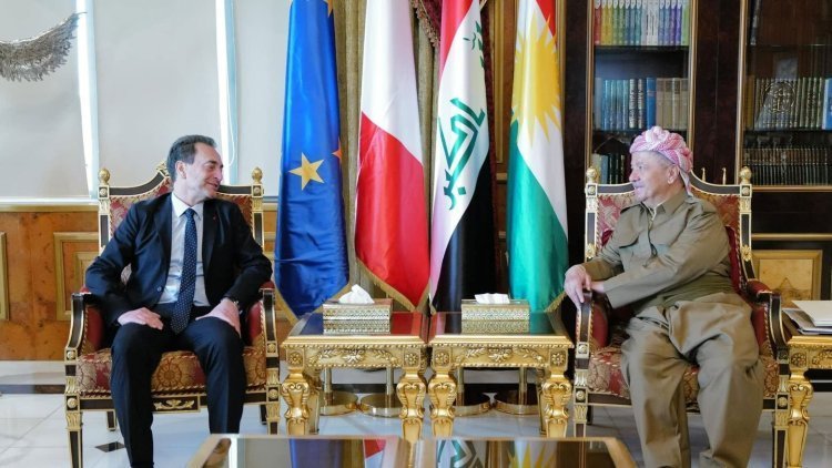 Başkan Barzani, Fransa'nın Irak Büyükelçisi ile görüştü