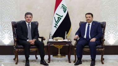 Neçirvan Barzani, Irak Başbakanı Sudani ile görüştü