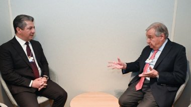Başbakan Barzani, BM Genel Sekreteri Guterres ile Erbil saldırısını görüştü