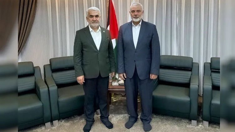 Yapıcıoğlu, HAMAS lideriyle buluştu