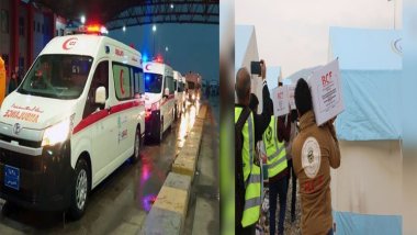 Başkan Mesud Barzani ile Mesrur ​​Barzani'nin talimatıyla yardımlar Türkiye ve Suriye'ye ulaştırıldı