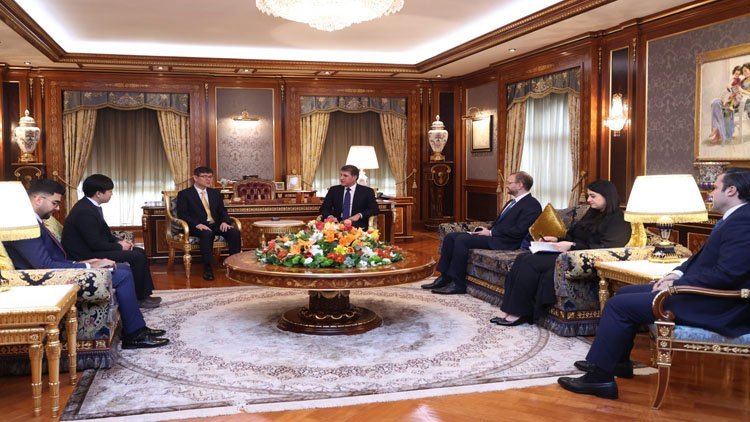Neçirvan Barzani Güney Kore heyetini kabul etti