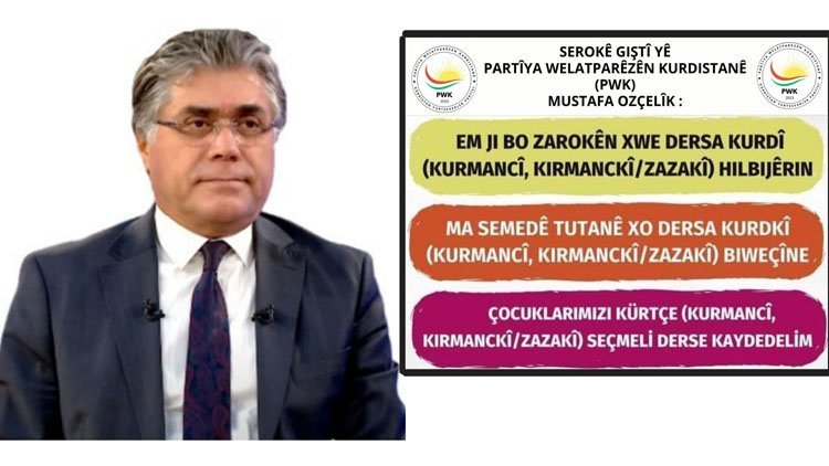 PWK Genel Başkanı Mustafa Özçelik: Kürtçe seçmeli derse başvuru süresi uzatılmalıdır