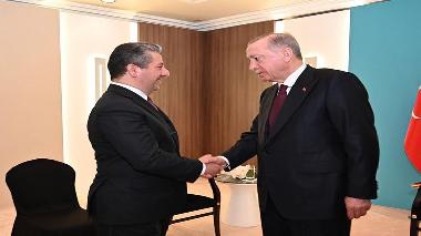 Başbakan Mesrur Barzani, Erdoğan ile görüştü