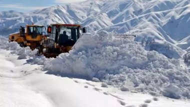 Hakkari ve Van'da 308 yerleşim yeri ulaşıma kapandı