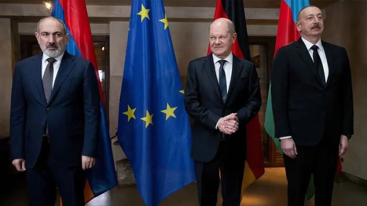 Münih'te üçlü görüşme: Aliyev ve Paşinyan bir araya geldi