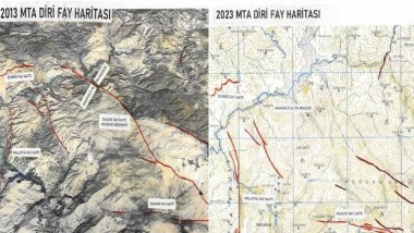 Madenin altından geçen fay silinmiş