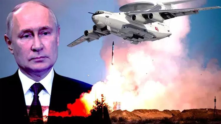 Ukrayna Hava Kuvvetleri, bir Rus A-50 uçağını düşürdü