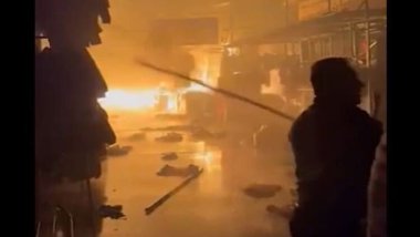 Erbil’deki pazar yerinde büyük yangın!