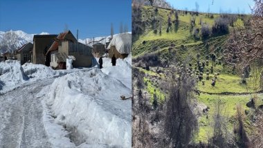 Aynı anda iki mevsimi birden yaşıyorlar