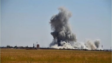 Deyrezzor'da İran destekli milislere ait konvoya saldırı